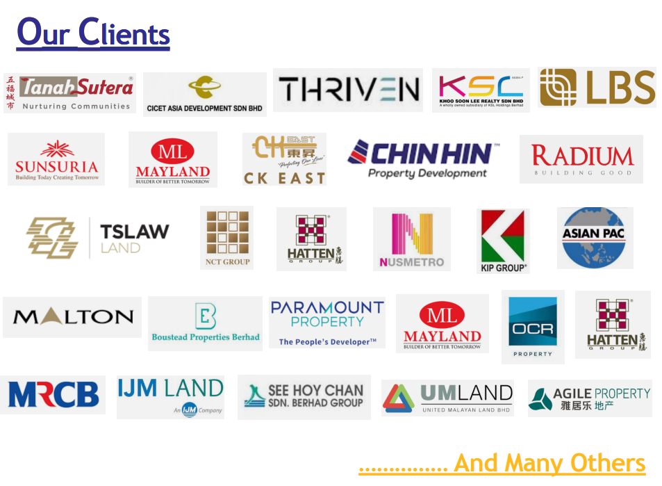 Our clients page 2 - TanahSutera, Thriven, LBS and more