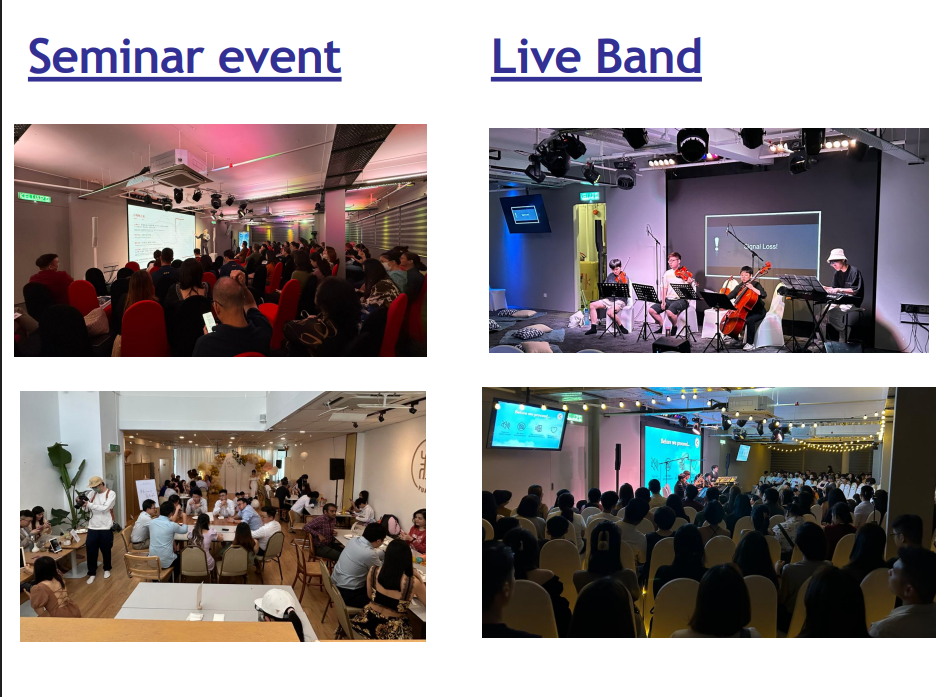 Seminar and live events