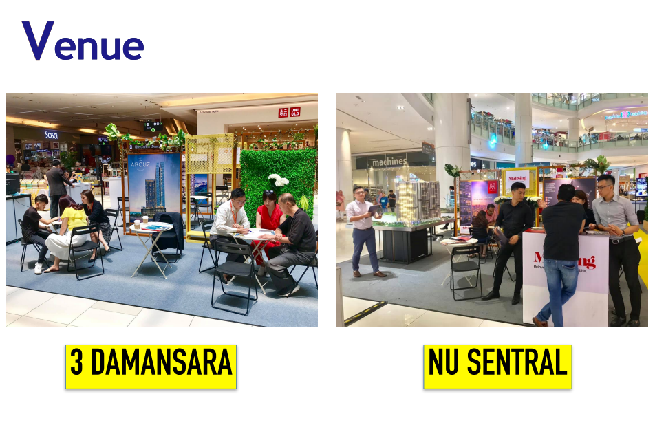 Sunshine Property Fair at 3 Damansara & Nu Sentral